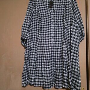 Torrid Flannel Skater Dress